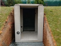 Kuňovice, betonový prefabrikovaný sklep, nádrž ND-12, ND12, nádrž J044, db betonové jímky